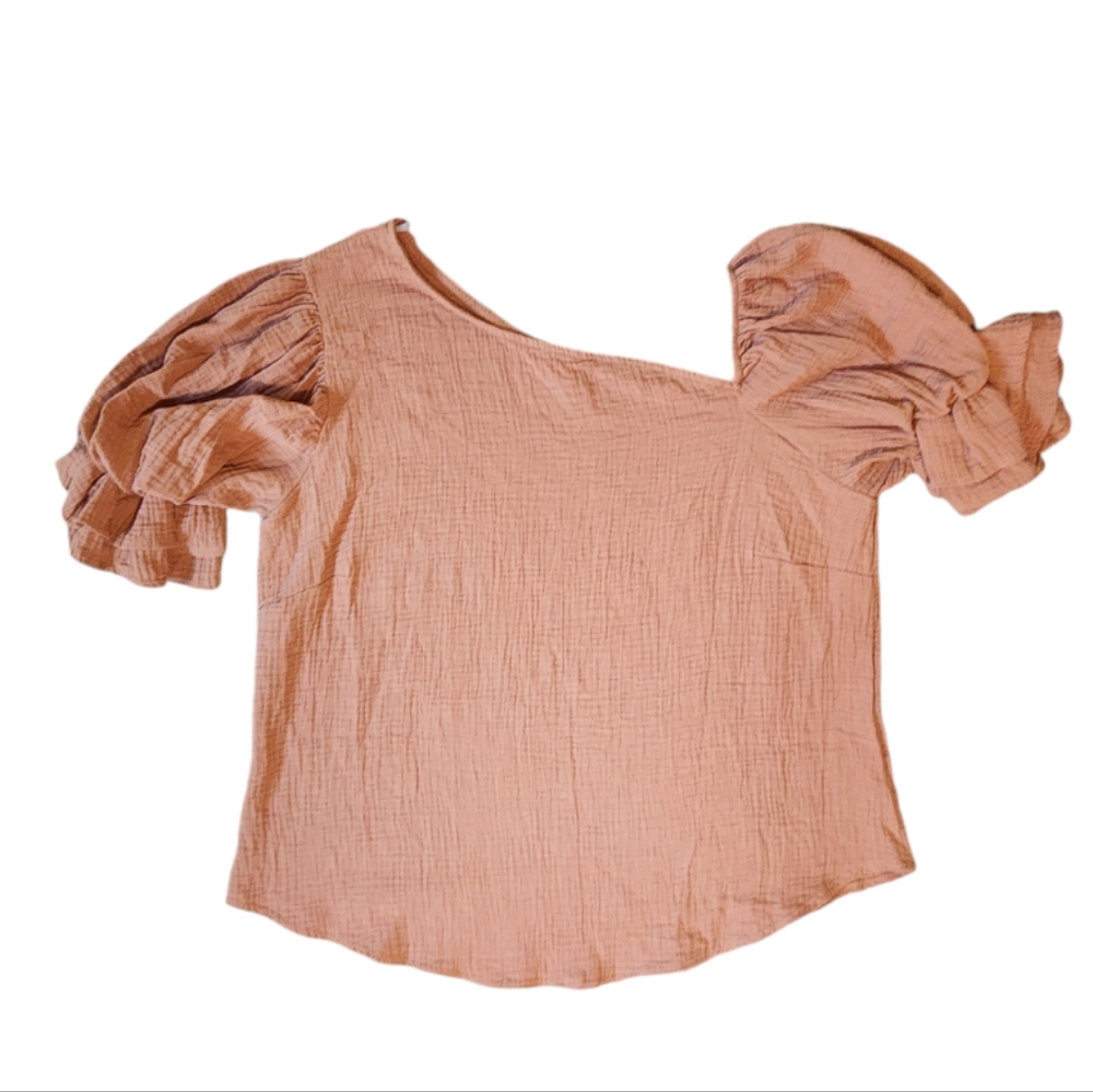 Vexy Blouse Asymmetrical Neck Line 2x